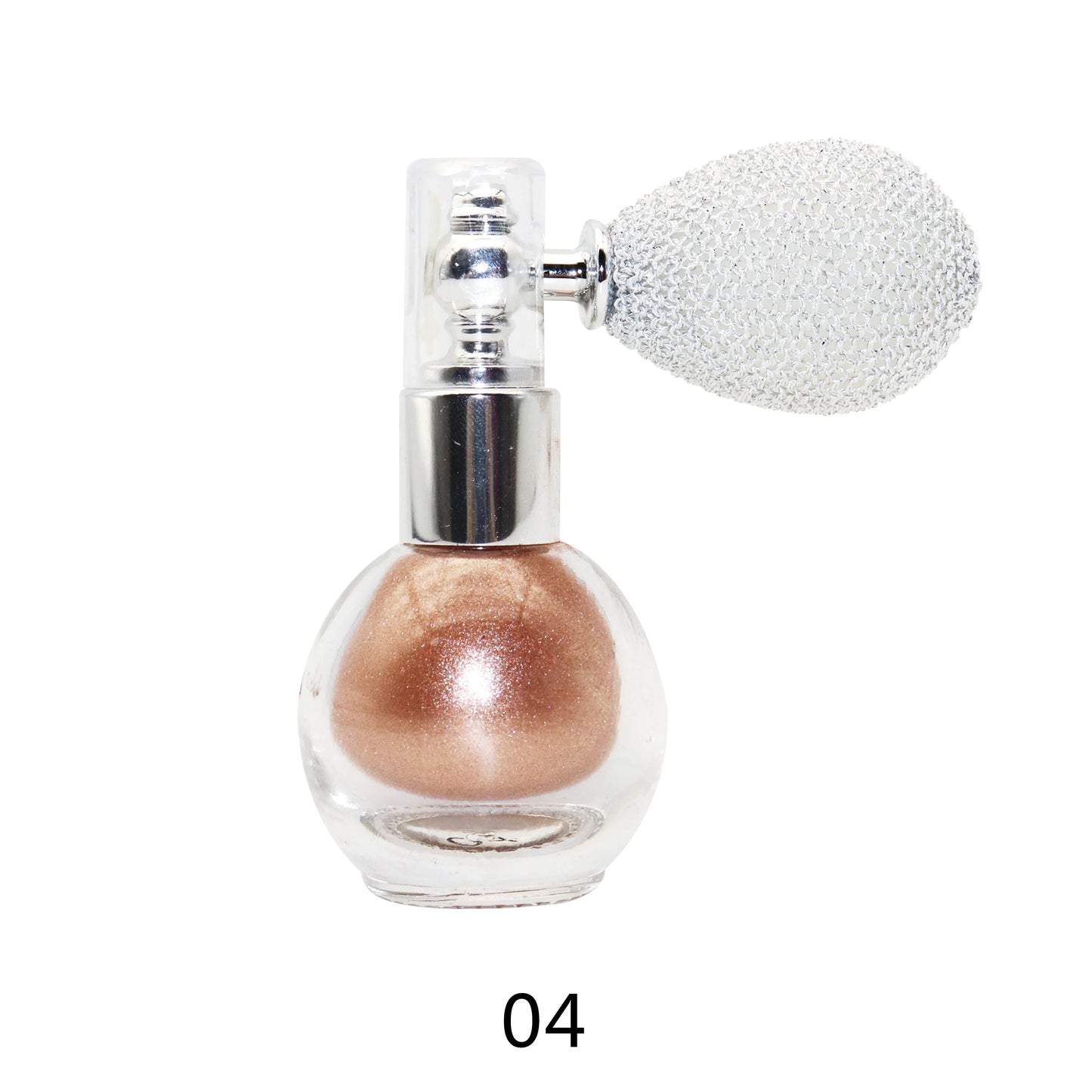 Private Label Glitter Body Highlighter Powder Hot Sale Shimmering Body Bronzer Waterproof Mineral Loose Spray Makeup