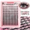 Private Label False Eyelash Extension Kit in DIY Custom Manga Cluster Lashes Set Packaging Wholesale