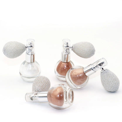 Private Label Glitter Body Highlighter Powder Hot Sale Shimmering Body Bronzer Waterproof Mineral Loose Spray Makeup